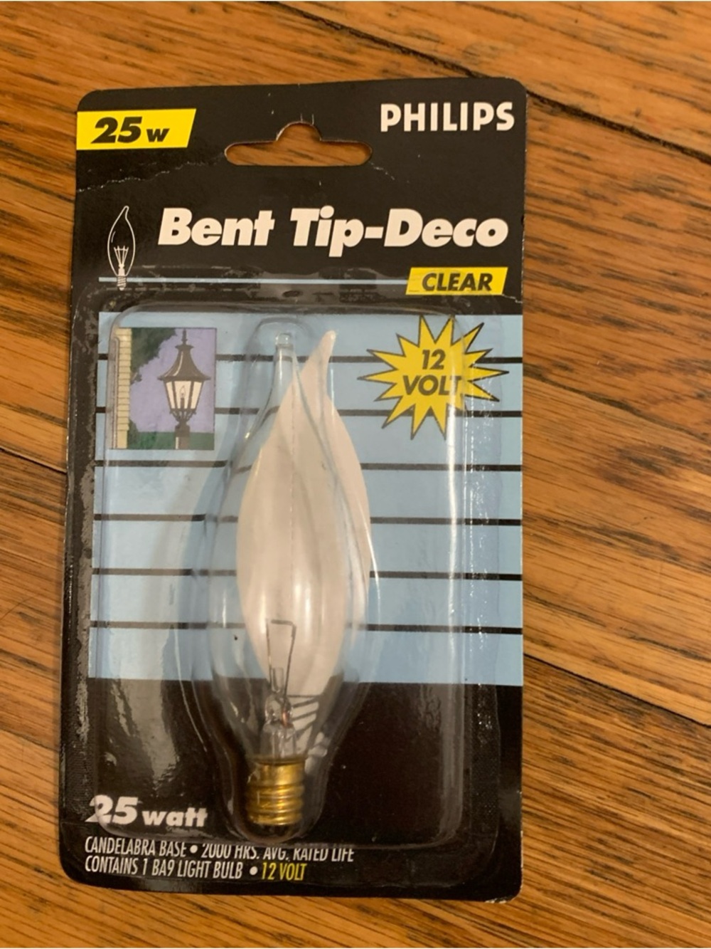 Philips Bent Tip-Deco Clear Candelabra Bulb – Clear